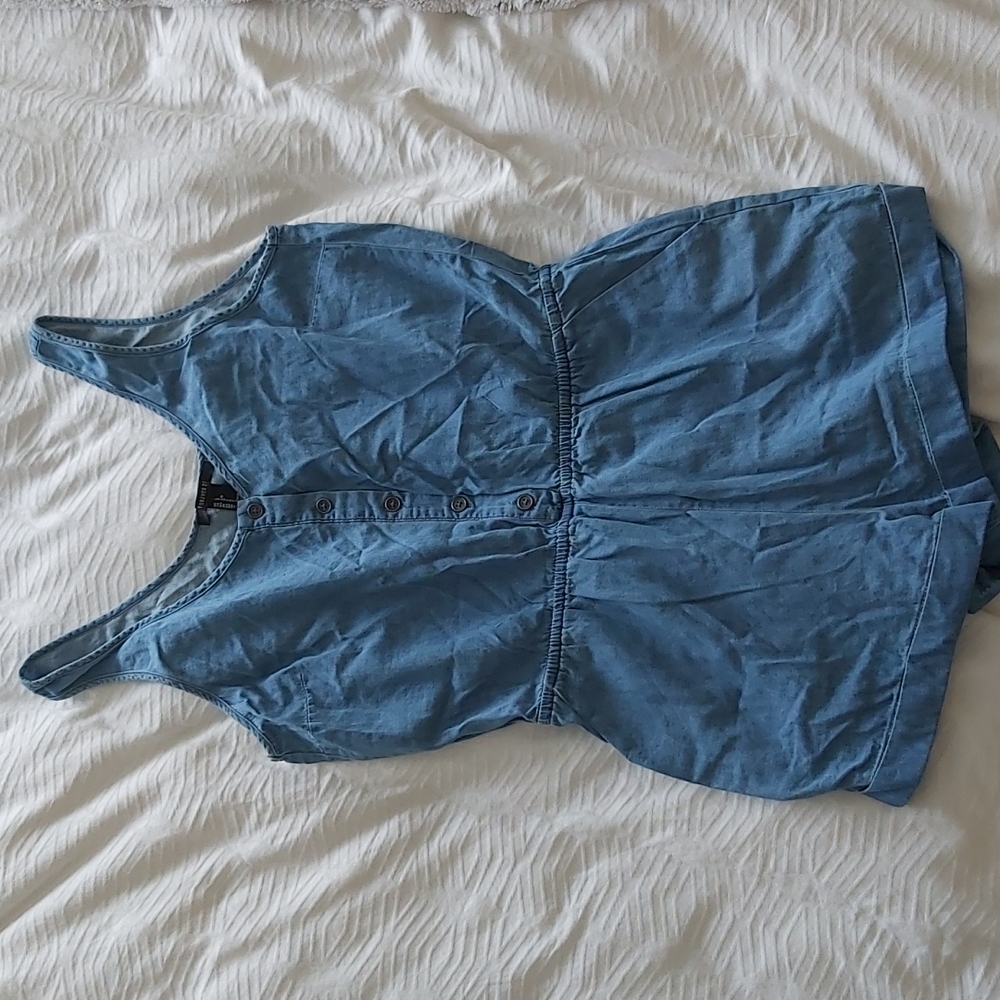 Denim romper